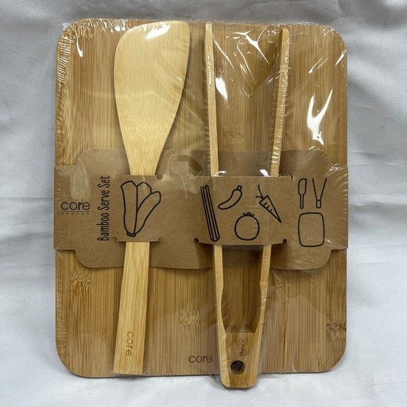 NWT Core Bamboo Bamboo Serving Set - Picture 1 of 5